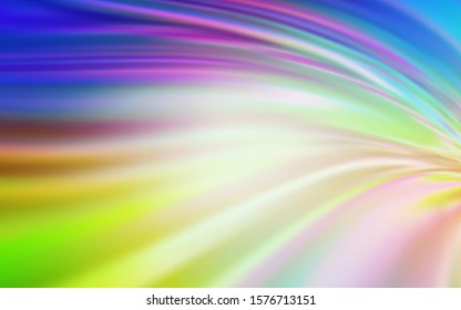 Light Multicolor vector glossy abstract layout. New colored illustration in blur style with gradient. Completely new design for your business.