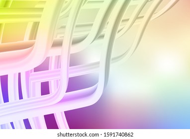 Light Multicolor vector glossy abstract background. New colored illustration in blur style with gradient. Completely new design for your business.