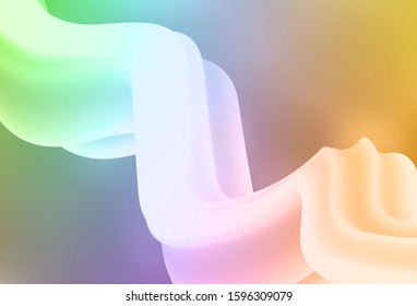 Light Multicolor vector glossy abstract background. Colorful abstract illustration with gradient. Elegant background for a brand book.