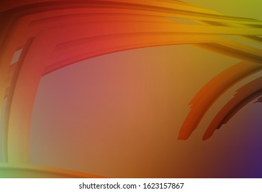 Light Multicolor vector glossy abstract background. Colorful illustration in abstract style with gradient. New design for your business.