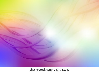 Light Multicolor vector glossy abstract background. Colorful illustration in abstract style with gradient. Elegant background for a brand book.