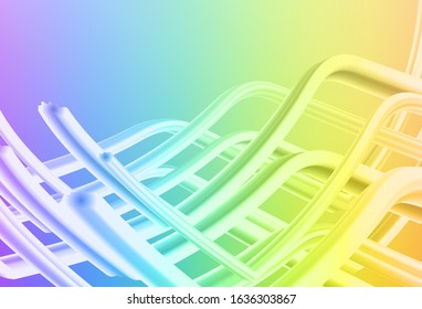 Light Multicolor vector glossy abstract backdrop. New colored illustration in blur style with gradient. New style design for your brand book.
