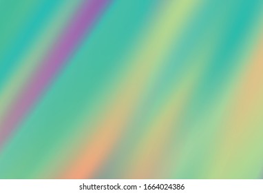 Light Multicolor vector glossy abstract background. An elegant bright illustration with gradient. New style design for your brand book.