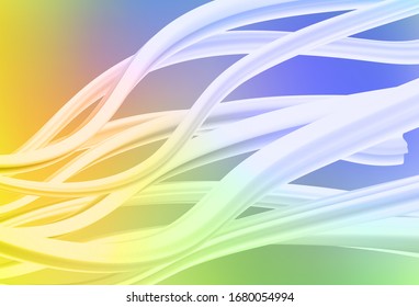 Light Multicolor vector glossy abstract background. Creative illustration in halftone style with gradient. Background for designs.