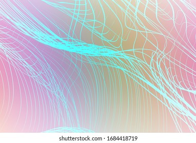 Light Multicolor vector glossy abstract backdrop. Shining colorful illustration in smart style. Completely new design for your business.