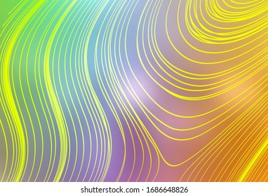 Light Multicolor vector glossy abstract background. Abstract colorful illustration with gradient. New style design for your brand book.