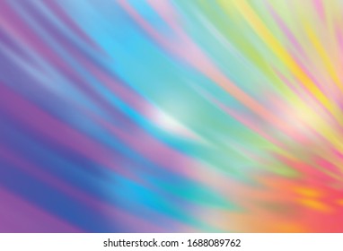 Light Multicolor vector glossy abstract background. Colorful illustration in abstract style with gradient. New design for your business.