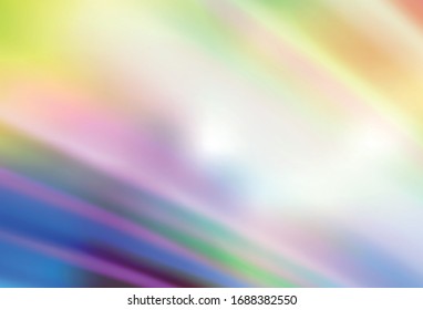 Light Multicolor vector glossy abstract background. A completely new colored illustration in blur style. Smart design for your work.