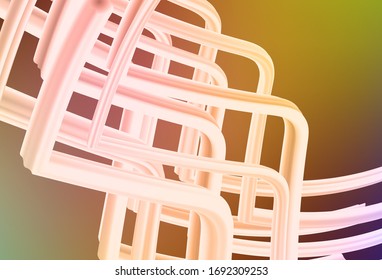 Light Multicolor vector glossy abstract background. Modern abstract illustration with gradient. Elegant background for a brand book.