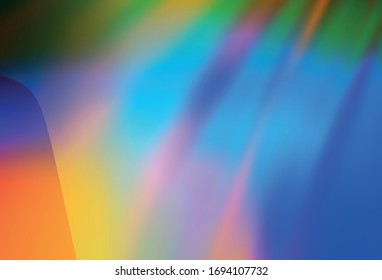 Light Multicolor vector glossy abstract layout. A completely new colored illustration in blur style. Blurred design for your web site.