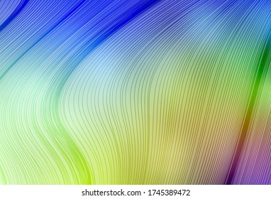 Light Multicolor vector glossy abstract backdrop. Colorful illustration in abstract style with gradient. The best blurred design for your business.