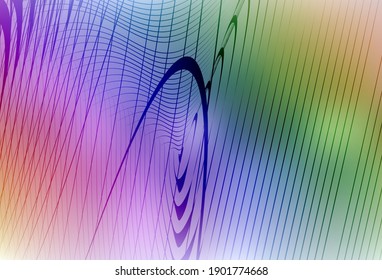 Light Multicolor vector glossy abstract background. Modern abstract illustration with gradient. New way of your design.