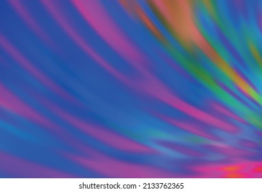Light Multicolor vector glossy abstract backdrop. An elegant bright illustration with gradient. The best blurred design for your business.