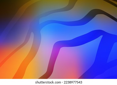 Light Multicolor vector glossy abstract layout. Glitter abstract illustration with gradient design. Background for designs.