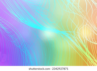 Light Multicolor vector glossy abstract background. Abstract colorful illustration with gradient. Blurred design for your web site.