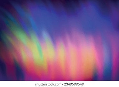 Light Multicolor vector glossy abstract background. A completely new colored illustration in blur style. New way of your design.