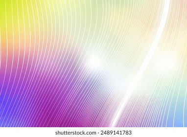 Light Multicolor vector glossy abstract layout. A completely new colored illustration in blur style. Smart design for your work.