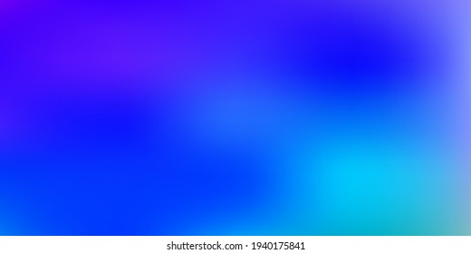 Light multicolor vector gradient blur layout. Abstract colorful illustration with blur gradient. Your design for applications.