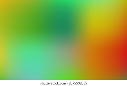 Light multicolor vector gradient blur backdrop. Colorful abstract illustration with blur gradient. Your design for applications.