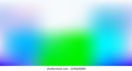 Light Multicolor vector gradient blur layout. Colorful illustration with gradient in halftone style. Multipurpose app design.