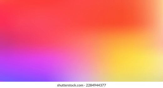 Light multicolor vector gradient blur pattern. Colorful abstract illustration with blur gradient. Best choice for your design.