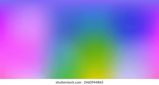Light Multicolor vector gradient blur pattern. Abstract colorful illustration with blur gradient. Your design for applications.