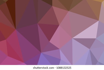 Light Multicolor vector gradient triangles pattern. Triangular geometric sample with gradient.  A new texture for your web site.