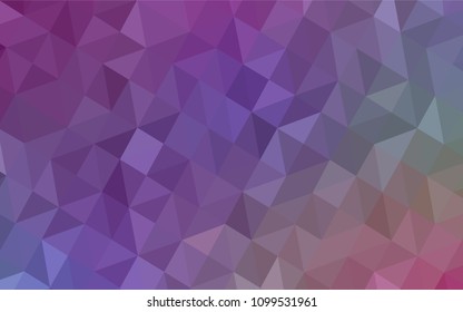 Light Multicolor vector gradient triangles pattern. Triangular geometric sample with gradient.  Best triangular design for your business.