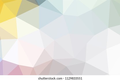 Light Multicolor vector gradient triangles texture. Geometric illustration in Origami style with gradient.  A new texture for your web site.