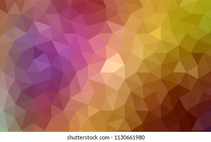 Light Multicolor vector gradient triangles pattern. Triangular geometric sample with gradient.  Triangular pattern for your design.