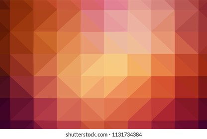 Light Multicolor vector gradient triangles template. Colorful illustration in abstract style with triangles. Pattern for a brand book's backdrop.