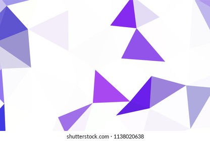 Light Multicolor vector gradient triangles pattern. A completely new color illustration in a polygonal style. Polygonal design for your web site.