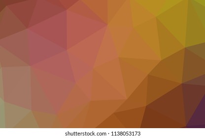 Light Multicolor vector gradient triangles texture. Modern abstract illustration with triangles. A new texture for your web site.