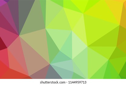 Light Multicolor vector gradient triangles pattern. Triangular geometric sample with gradient.  Best triangular design for your business.