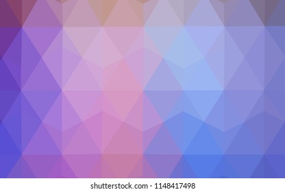 Light Multicolor vector gradient triangles texture. Shining colorful illustration with triangles. Brand new design for your business.