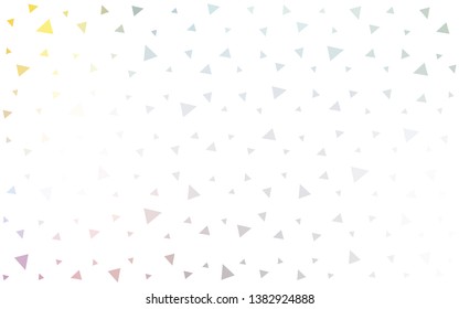 Light Multicolor vector  gradient triangles texture. Polygonal abstract illustration with gradient. Brand new design for your business.