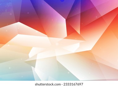 Light Multicolor vector Illustration with set of shining colorful abstract circles. Glitter abstract illustration with blurred drops of rain. Base for booklets, leaflets