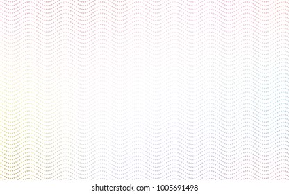 Light Multicolor vector illustration which consist of circles. Dotted gradient design for your business. Creative geometric background in halftone style with colored spots.