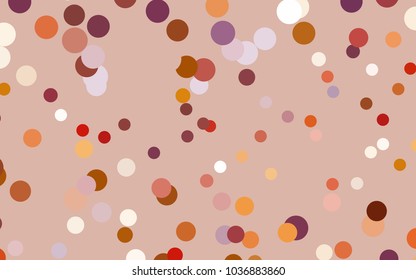 Light Multicolor vector illustration which consist of circles. Dotted gradient design for your business. Creative geometric background in halftone style with colored spots.