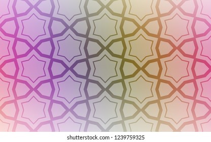 Light Multicolor vector layout with bright stars. Shining colored illustration with stars. Smart design for your business advert.