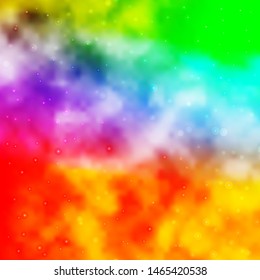 Light Multicolor vector layout with bright stars. Colorful illustration with abstract gradient stars. Pattern for wrapping gifts.
