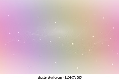Light Multicolor vector layout with circle shapes. Glitter abstract illustration with blurred drops of rain. Pattern can be used as texture of water, rain drops.