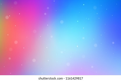 Light Multicolor vector layout with circle shapes. Modern abstract illustration with colorful water drops. Completely new template for your brand book.