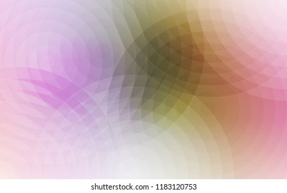 Light Multicolor vector layout with circle shapes. Abstract illustration with colored bubbles in nature style. Pattern can be used for ads, leaflets.