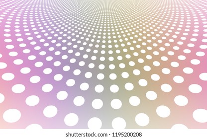 Light Multicolor vector layout with circle shapes. Modern abstract illustration with colorful water drops. Beautiful design for your business advert.