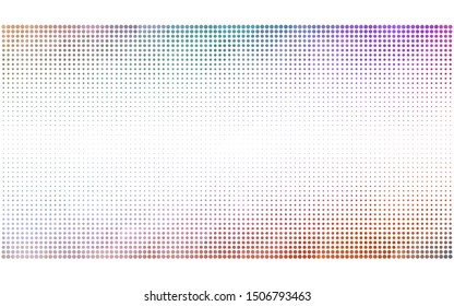 Light Multicolor vector  layout with circle shapes. Blurred bubbles on abstract background with colorful gradient. Pattern for futuristic ad, booklets.