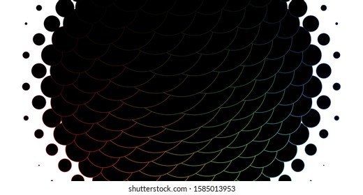 Light Multicolor vector layout with circle shapes. Abstract colorful disks on simple gradient background. Pattern for booklets, leaflets.