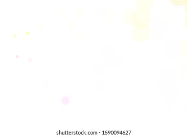 Light Multicolor vector layout with circle shapes. Blurred decorative design in abstract style with bubbles. Design for poster, banner of websites.