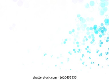 Light Multicolor vector layout with circle shapes. Glitter abstract illustration with blurred drops of rain. Pattern for beautiful websites.