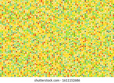 Light Multicolor vector layout with circle shapes. Glitter abstract illustration with blurred drops of rain. Pattern for beautiful websites.